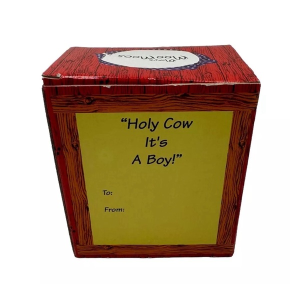 MARY'S MOO MOOS - HOLY COW ITS A BOY Figurine #749508 New Sealed - Picture 12 of 14